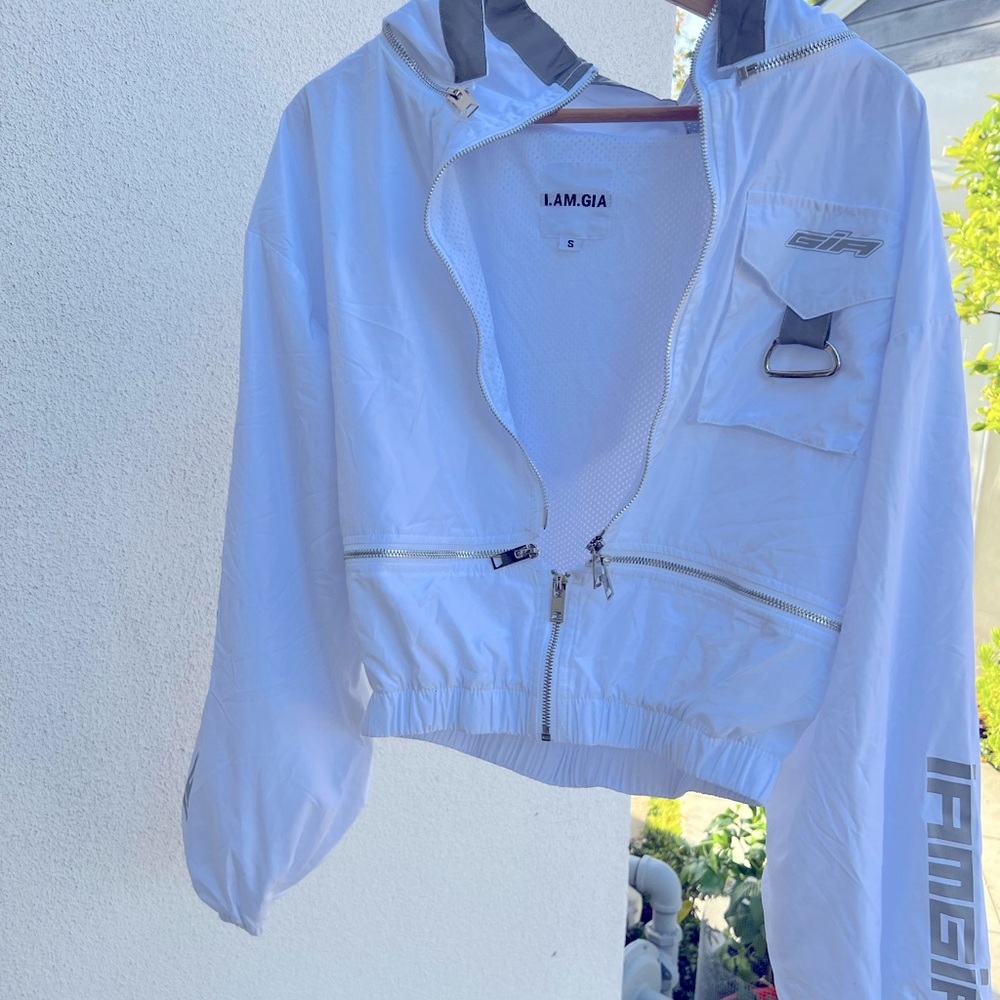 IAMGIA reflective HALO windbreaker